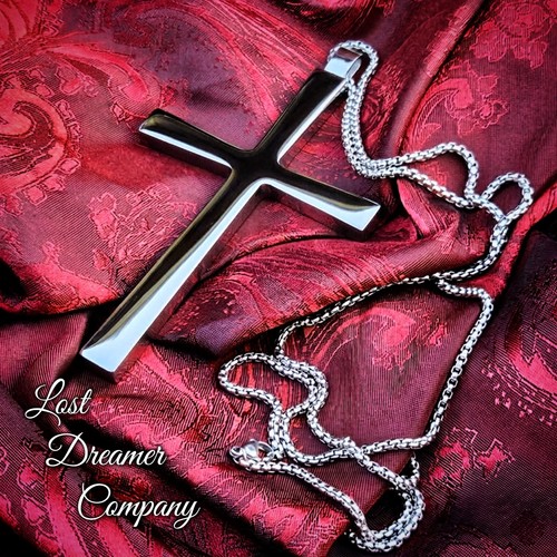 Collana croce osbourne - osbourne, nero
