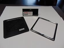 piastra porta targa e cornice cromata per targa moto Yamaha Honda Benelli Bmw