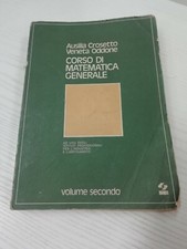 CORSO DI MATEMATICA GENERALE -