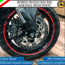 CONTORNO PROFILO ROSSO BORDO ADESIVO RUOTE CERCHI PER HONDA CB 750 K