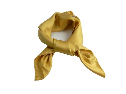 Foulard oro uomo donna seta - uomo,