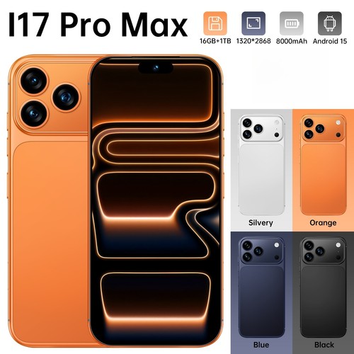 Smartphone i17 pro max hd - 6,8",