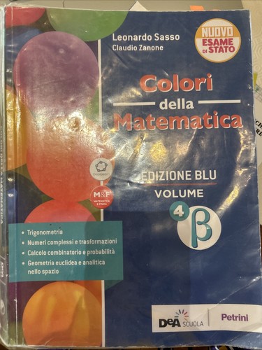 Colori della matematica ediz - della, matematica.