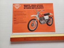 Maico 250 - 400 - 450 Cross 1975 depliant italiano originale