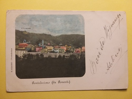 Pontedecimo veduta - pontedecimo, (genova).