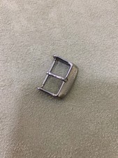 FIBBIA PER CINTURINO OROLOGIO "IMMERSION ACCIAIO" ANSA 20 MM -USATO-