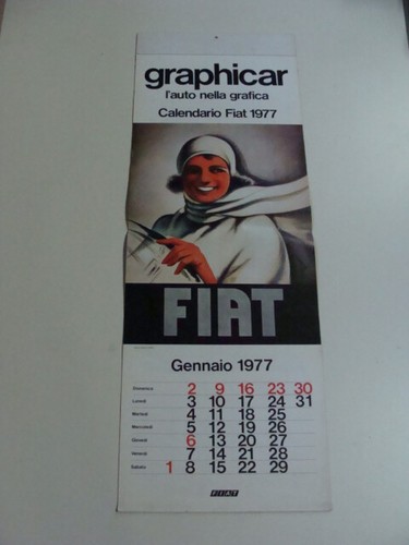 Calendario fiat 1977 - calendario,