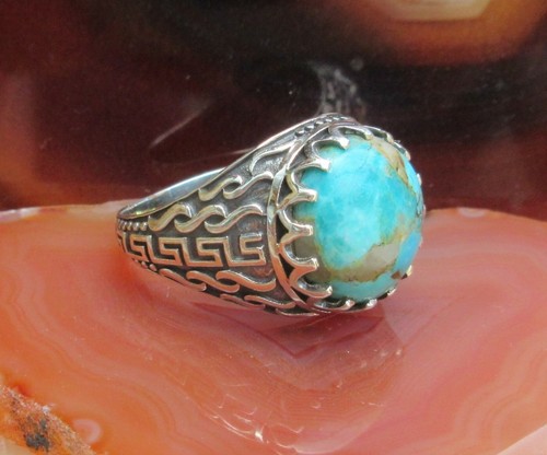 Anello turchese rame turchese