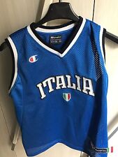 Canotta ITALIA Champion Taglia M 9-10 Anni Canottiera Sport