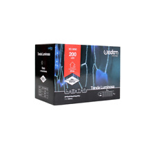 Wisdom tenda 200 led 3x1 mt blu con flash bianco ghiaccio intermittenza esterno