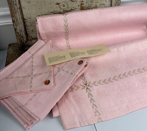 Tovaglia vintage mcm lino - tovaglia,