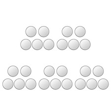  25 Pezzi Specchi Trucco Ingrandimento con Ventosa 10X Specchio Ingranditore per