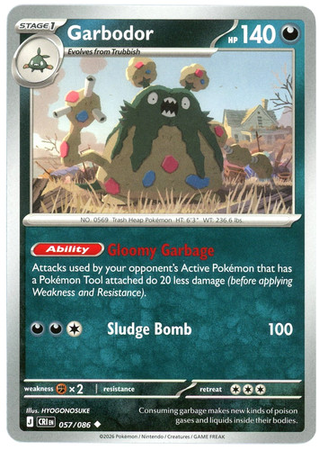 Garbodor 057 086 - 057/086,