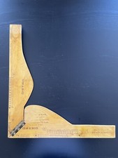 ? ARDUINO PANARO Antica squadra sartoriale da sarto mod. MIRIAM anni 60