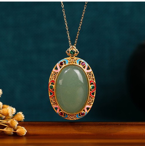 Collana con ciondolo - , cristallo