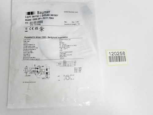 Baumer pulsante luce - baumer,