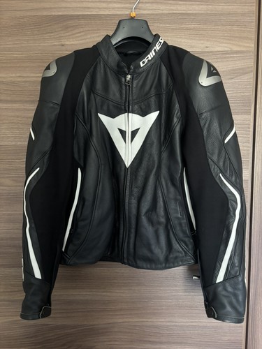 Dainese giacca moto pelle nera - pelle,