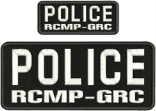 RCMP-GRC Police 2 toppe ricamo