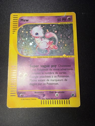 Carte pokémon mew expédition - carte,