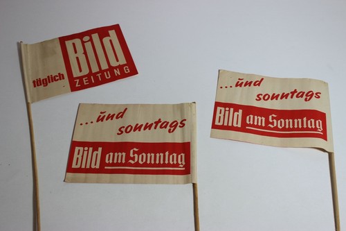 Fähnchen bildzeitung 60er - bildzeitung,