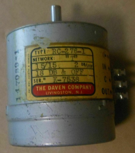 Attenuatore daven 276 1 - attenuatore,