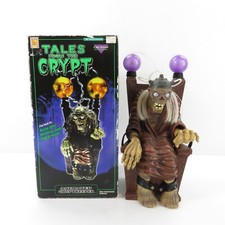 Sedia elettrica Tales From The Crypt 1997 animata Cryptkeeper funzionante! con SCATOLA