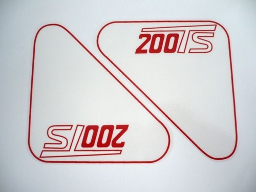 Adesivi ducati 200ts casse - adesivi,