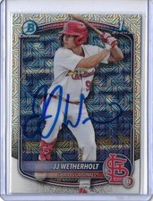 JJ Wetherholt Autografo 2025