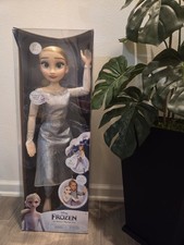 Disney Frozen "Ice Powers" Playdate Elsa bambola gigante 32 pollici con luci e suoni