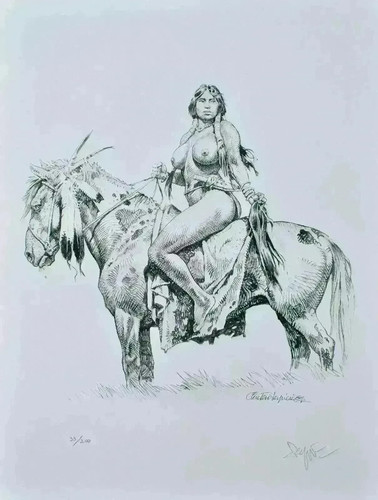 Paolo serpieri guerrière - serpieri, à