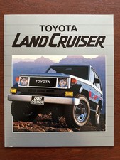 Brochure / depliant Toyota LandCruiser 70 4x4 MY 1985