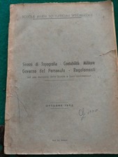 ANTICO LIBRO MILITARE DEL