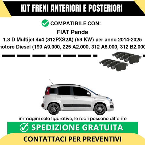 Pastiglie freno ant post - ant,
