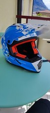 Casco cross LS2 FAST taglia S, completo di MASCHERA RAVEN con porta pellicole