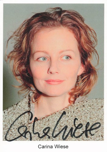 Carina wiese autografo - carina,