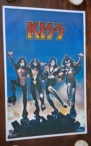 Kiss destroyer poster - vg,