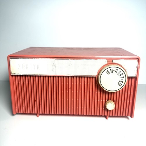 Radio valvole rosa vintage - radio, a