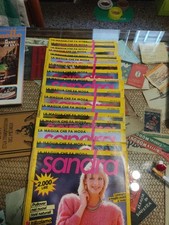 lotto 17 riviste Sandra la maglia che fa moda 1987 1988 