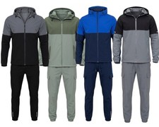 Tuta uomo color block con