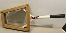 Dunlop Pioneer Junior Vintage Racchetta Da Tennis Grip 3 Con Protezione In Legno