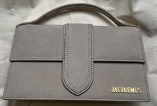 borsa jacquemus le grand bambino beige scamosciata nuova con dust bag