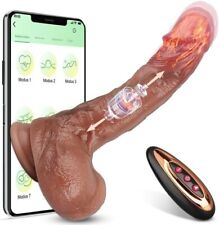 Vibratore Realistico Dildo Telecomando 9 Modalità Punto G Anale con Ventosa