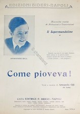 Spartiti come pioveva - spartiti,
