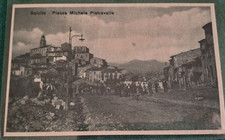 SALCITO PIAZZA MICHELE PIETRAVALLE CAMPOBASSO MOLISE PRIMI '900  ANIMATA RARA