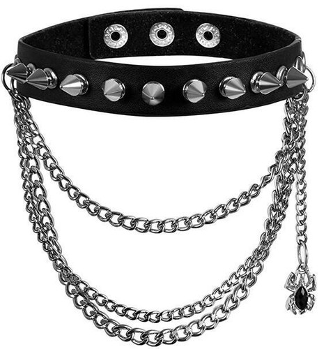 Collana girocollo punk - , rock