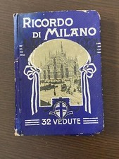 Cartoline a fisarmonica ricordo città di Milano 32 vedute vintage