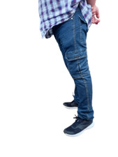 jeans Uomo cargo pantaloni