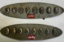 Coppia Targhette Aprilia