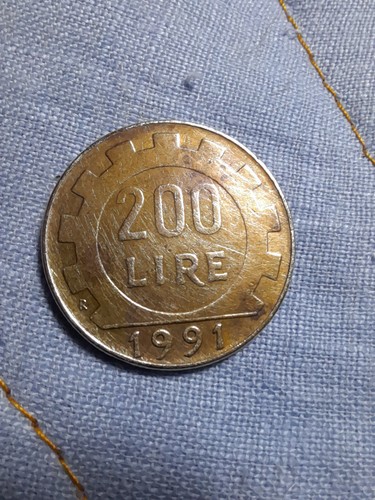 200 lire del 1991 - 200, repubblica
