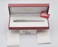 Cartier Nouveau Must platinum fountain pen ST150158 NEW pristine in box